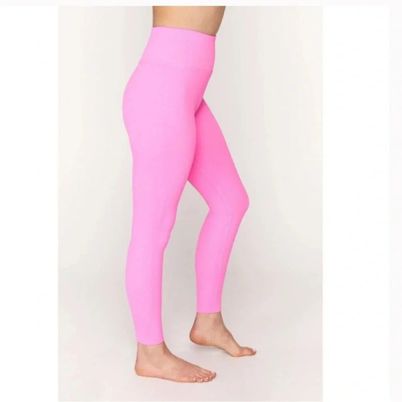 Spiritual Gangster Love Ribbed Leggings - Pink - XS/S - Picture 1 of 9